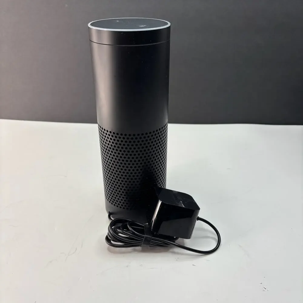 Amazon Echo Black Tower SK705DI 1st Generation Alexa Smart Speaker Tested Reset - Picture 6 of 8